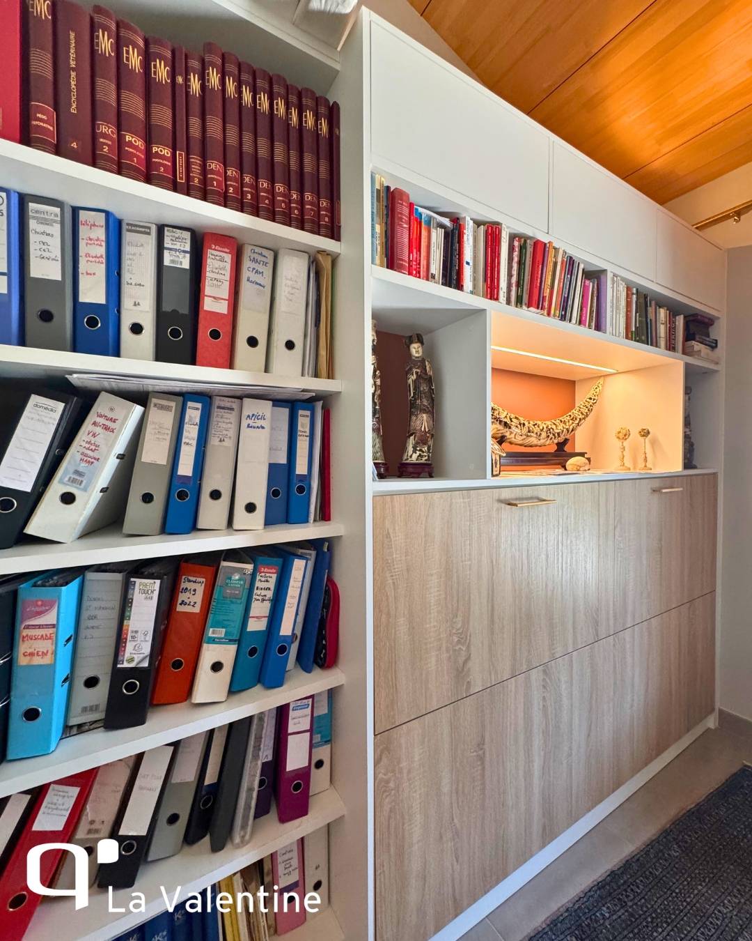 Bibliothèque / Lit escamotable sur mesure à Quadro Marseille La Valentine