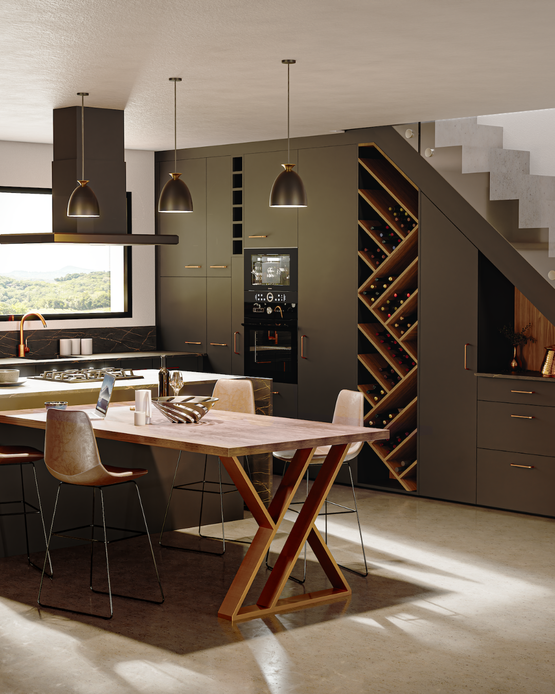 Installation d'une cuisine haut de gamme à La Penne sur Huveaune près d'Aubagne