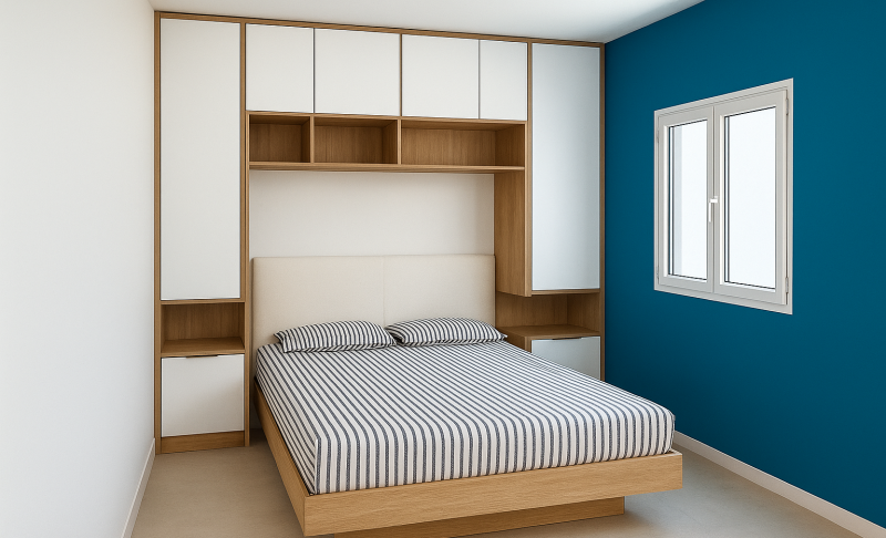 Optimisation d'une petite pièce en chambre parentale à Plan de Cuques proche d'Allauch