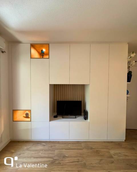 Meuble sur mesure avec espace TV à La Ciotat