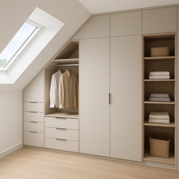 Aménagement sur mesure sous pente : Réalisation de dressings sur mesure à Aix-en-Provence