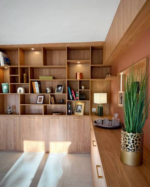 Bibliothèque décorative