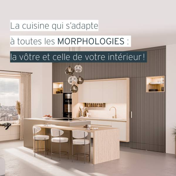 Compléter votre cuisine ouverte avec des aménagements sur-mesure Quadro