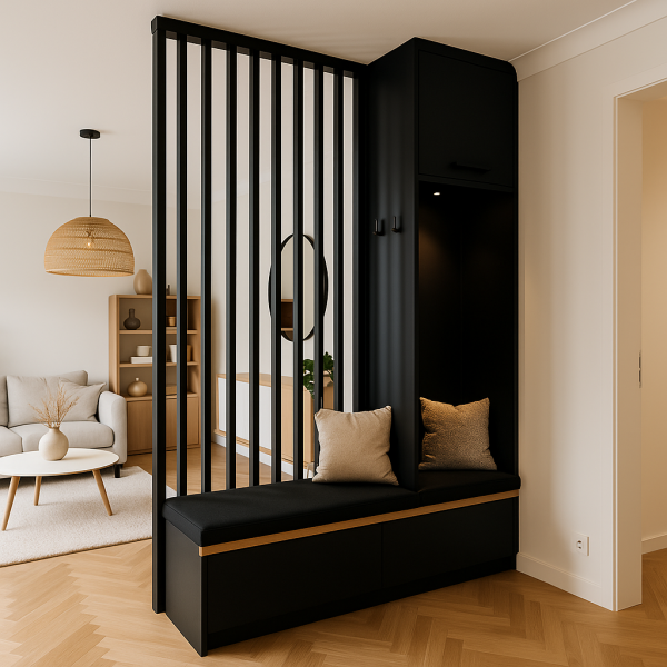 Séparer des espaces avec des claustras bois sur-mesure Quadro Marseille La Valentine